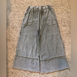 Easel Gray Flare Pants
